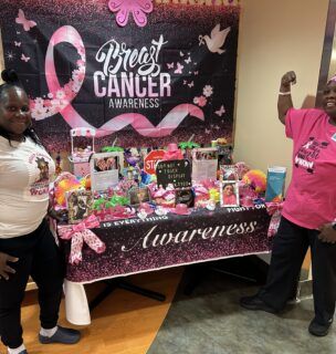 Max Richardson Breast Cancer table at KH Dayton