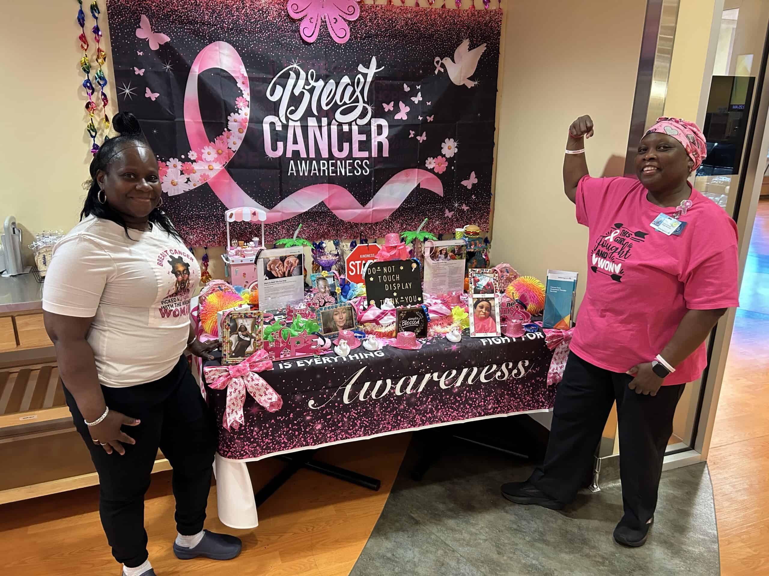Max Richardson Breast Cancer table at KH Dayton
