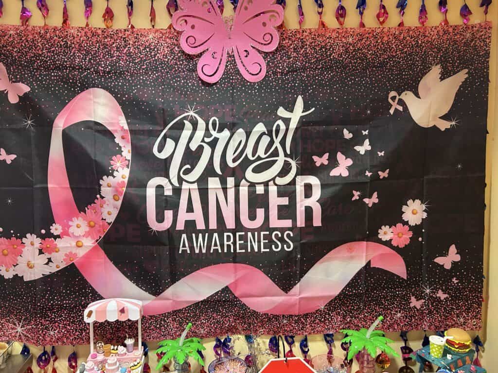 Max Richardson Breast Cancer table at KH Dayton