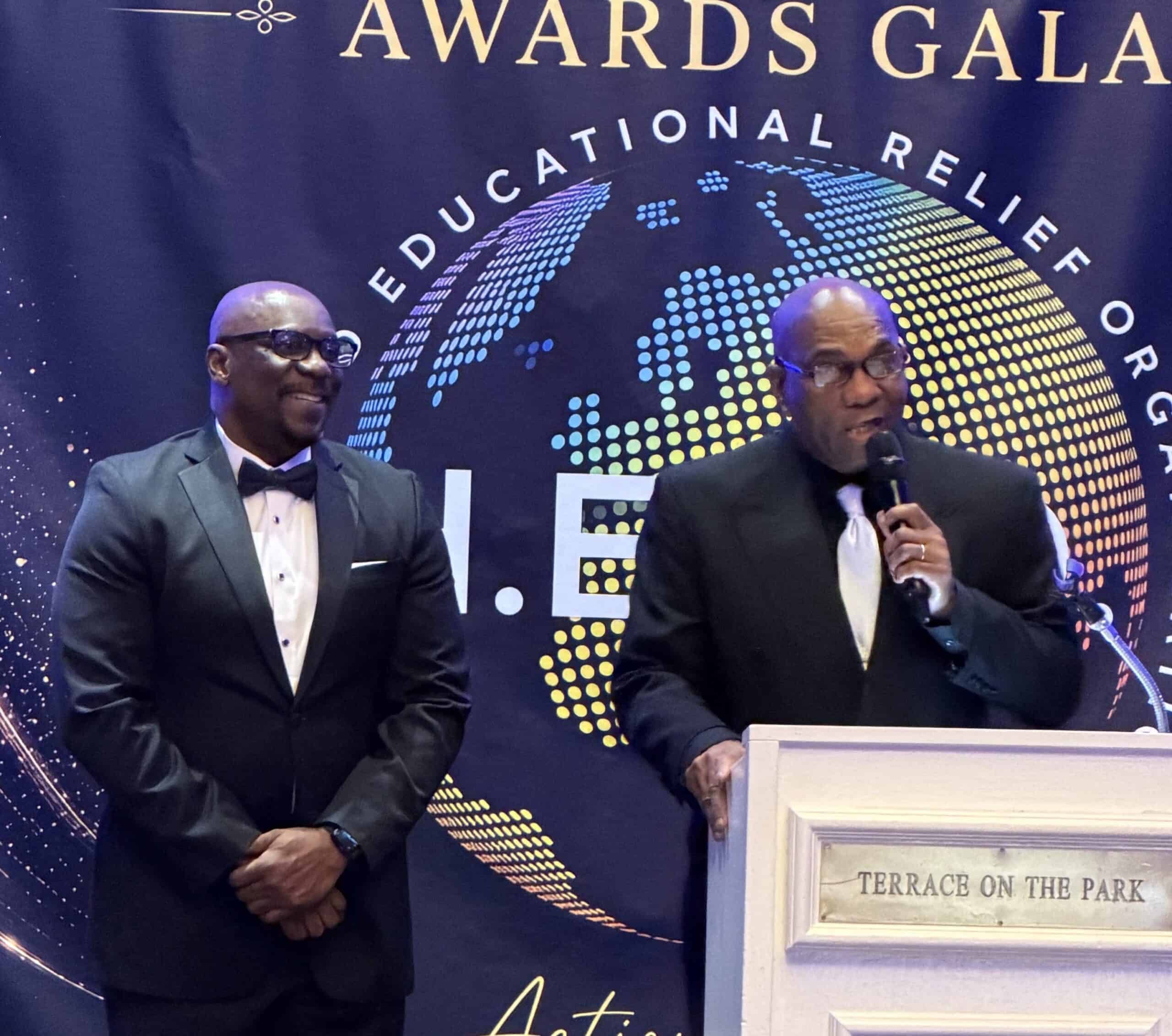Dr. Rory Lewis (left)