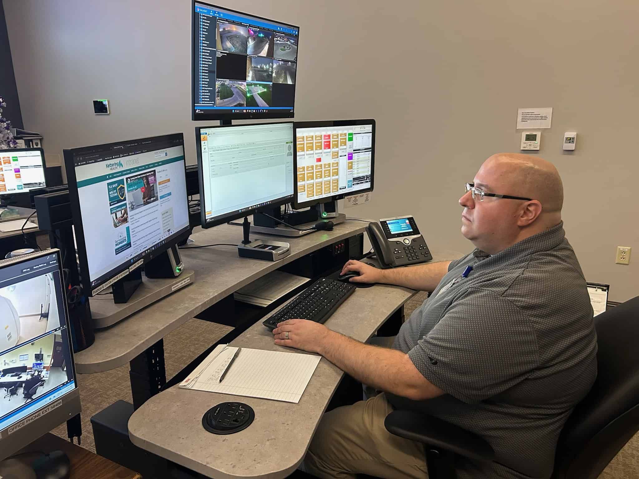 Kyle Clark, Kettering Health dispatcher